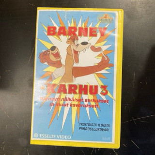 Barney-karhu 3 VHS (VG+/VG+) -animaatio-